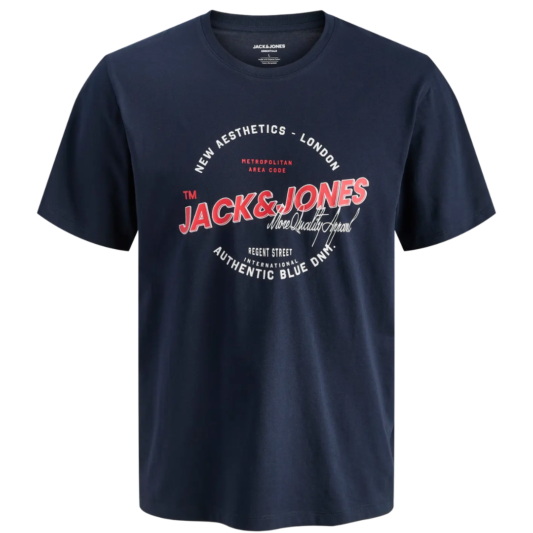 J&J Teget Muška Majica JJELOGO